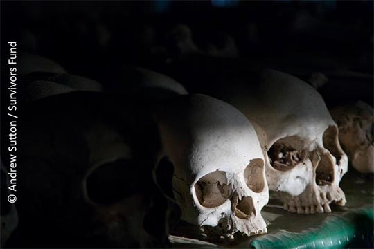 skulls of victims