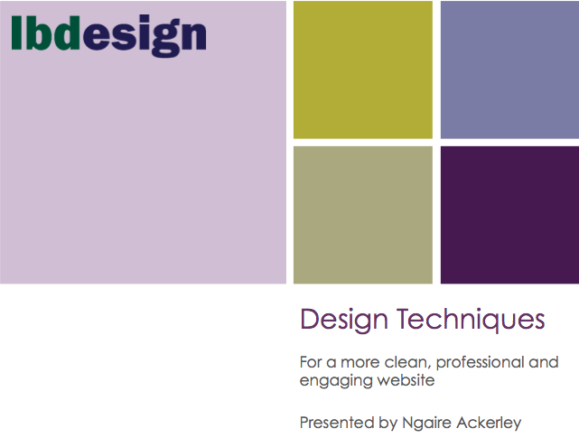 design techniques presentation