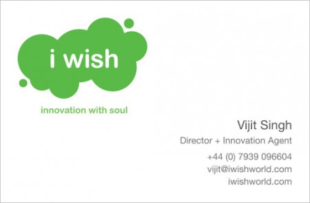 The I Wish Business Card
