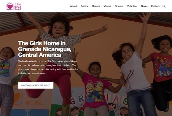 The Girls Home website