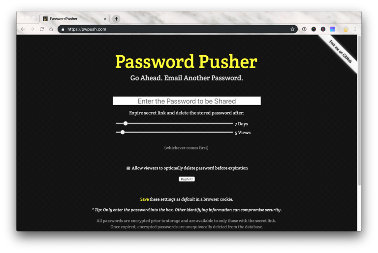 How to Share Passwords Safely